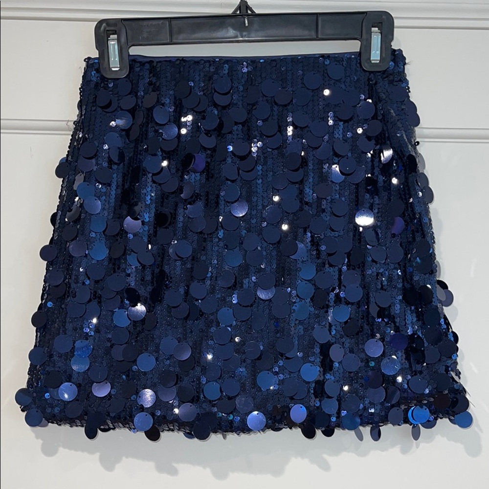 SHEIN skirt navy blue 4